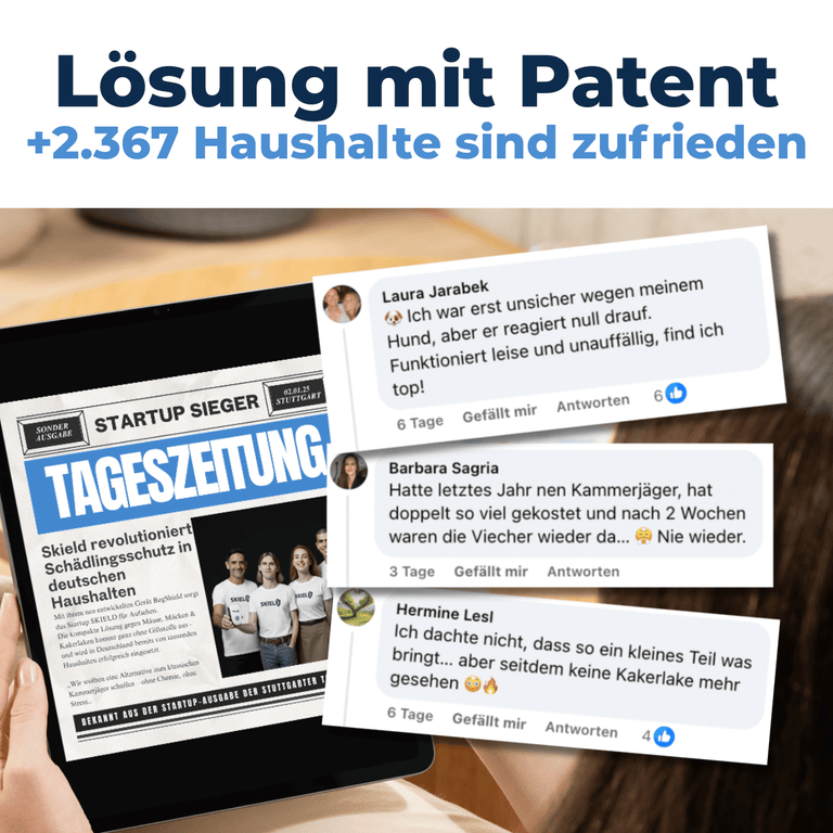 Skield Milbenstecker Bugshield Ultraschall Gegen Mi Produktbild-Vorschau 3
